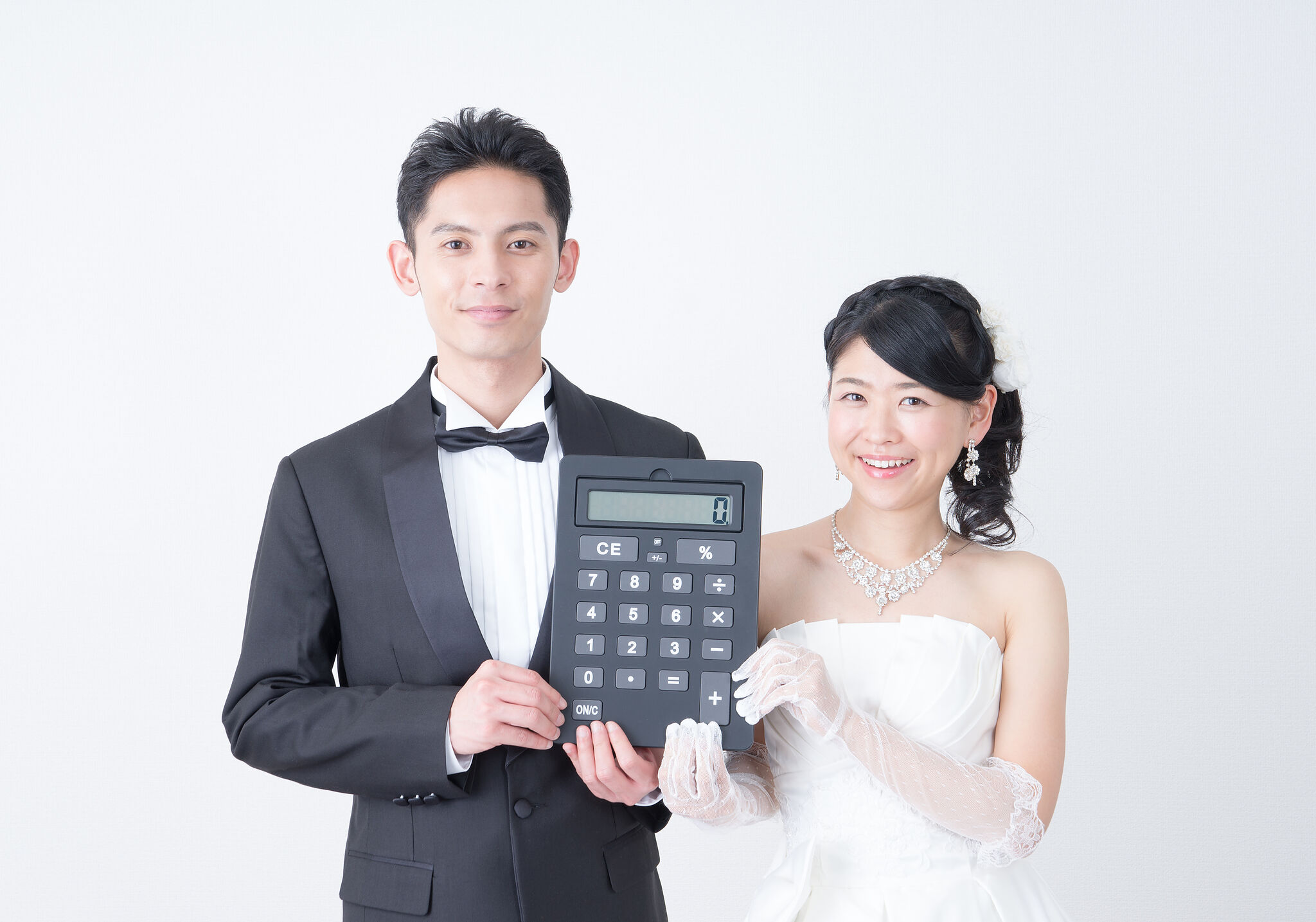 結婚式と電卓