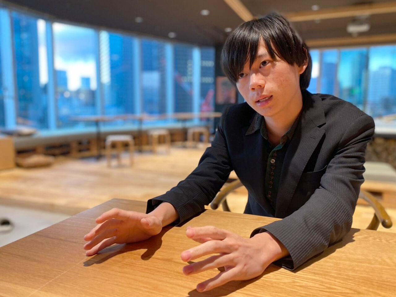 菅澤さんのインタビュー画像
