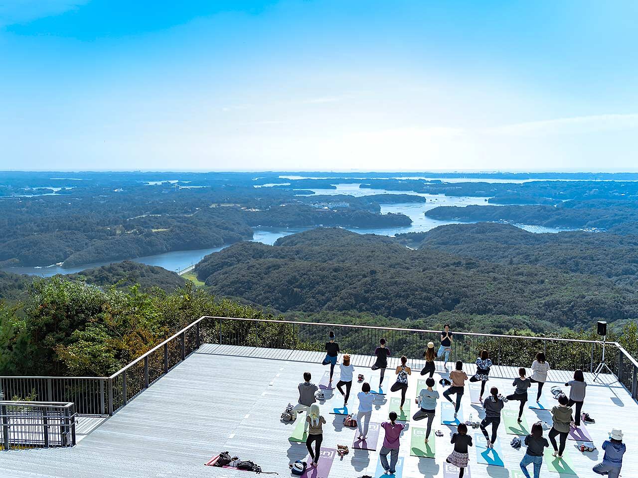 横山展望台から見た景色の画像