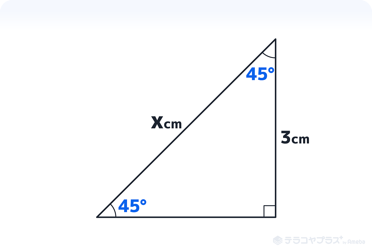 三平方の定理のイラスト画像